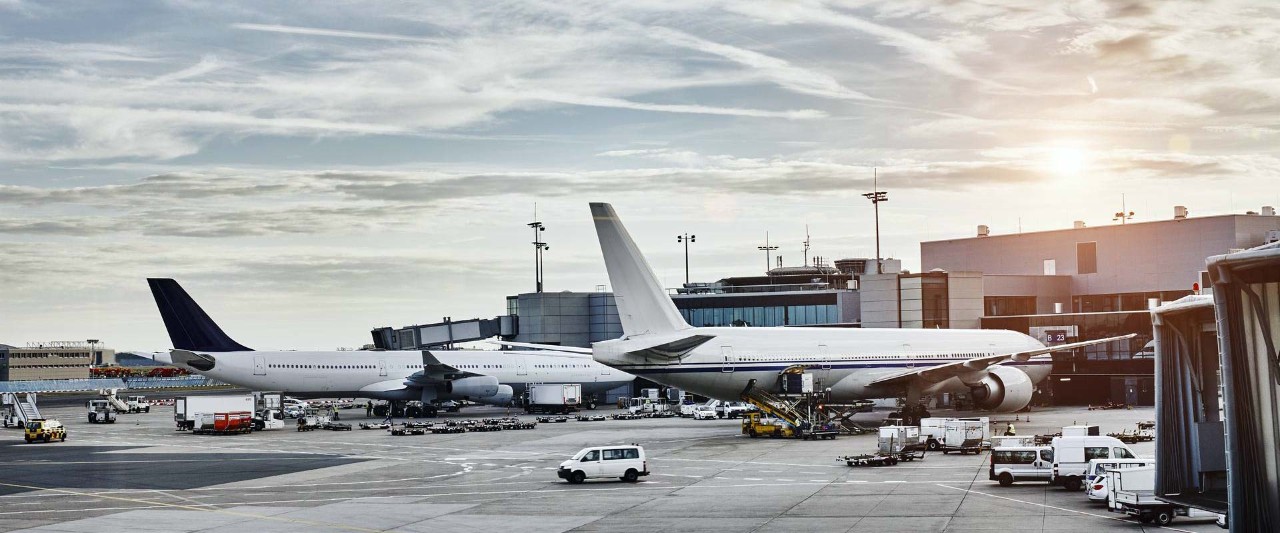 ariport panorama view