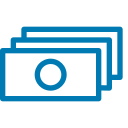 icon of dollar bills