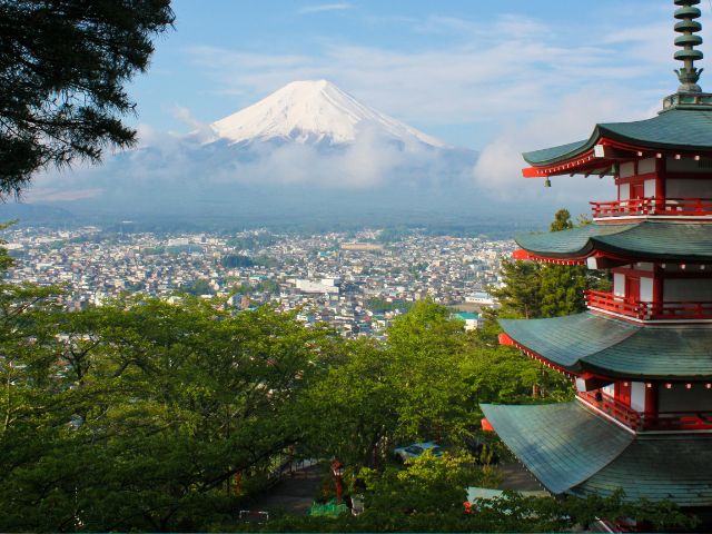 Monte Fuji in Giappone