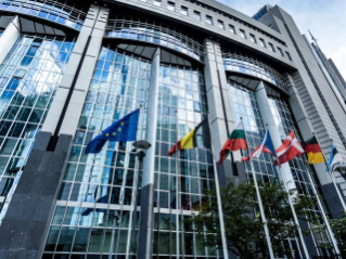 Facciata del Parlamento europeo