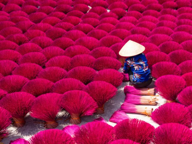 Villaggio dell'incenso in Vietnam