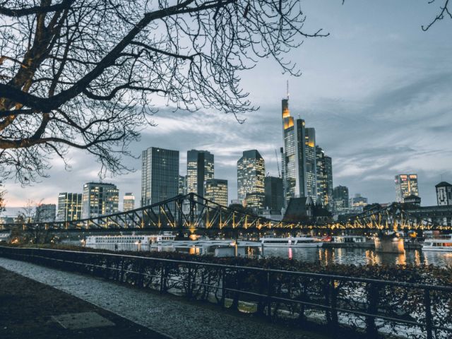 Vista di Francoforte sul Meno