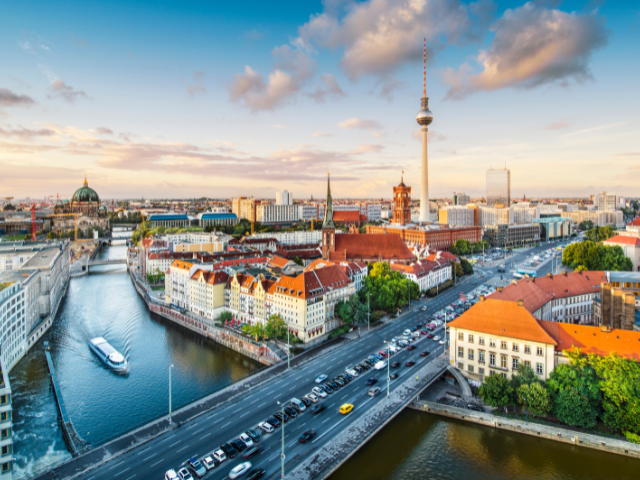 Berlino vista dall'alto