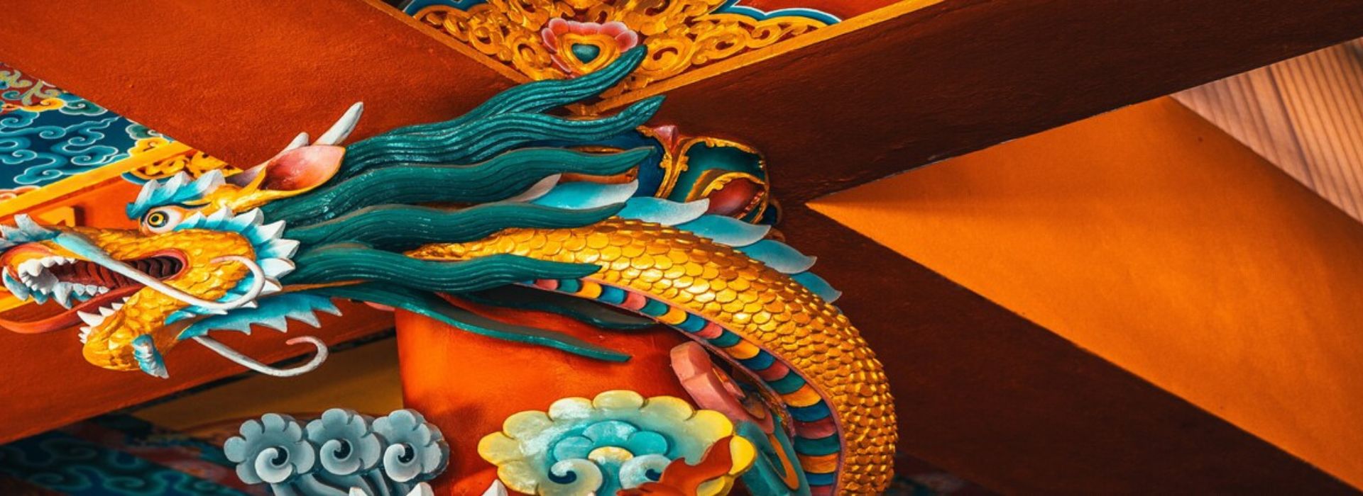 Illustrazione di drago cinese