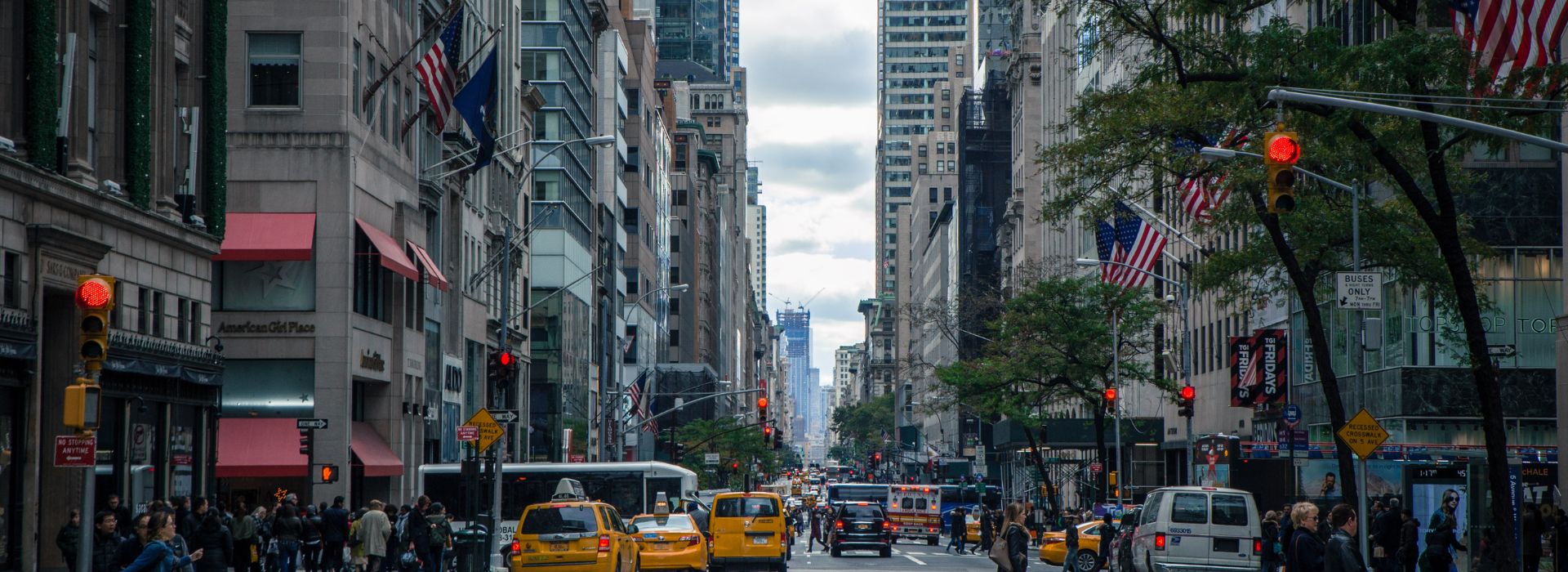 Strada di un quartiere statunitense