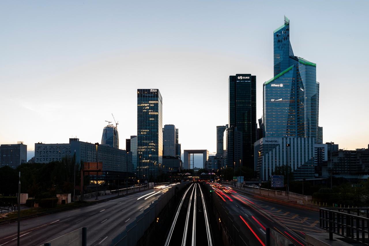 Paysage des immeubles du quartier de la Défense
