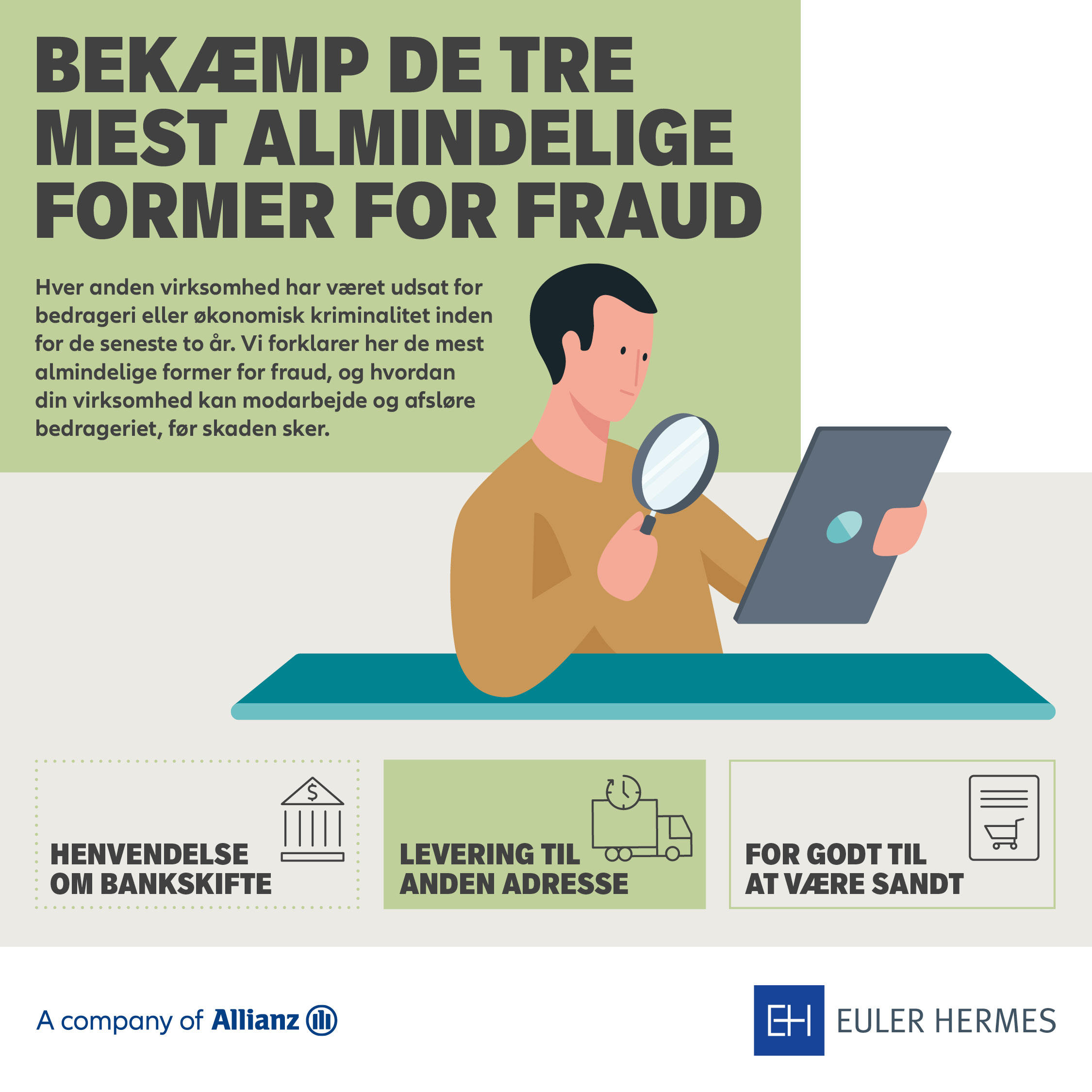 Sådan bekæmper du de 3 mest almindelige former for fraud